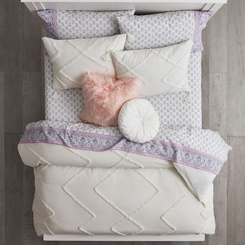 Pottery Barn Teen Metallic Muse fitted and flat sheet - SOLD ON MERCARI